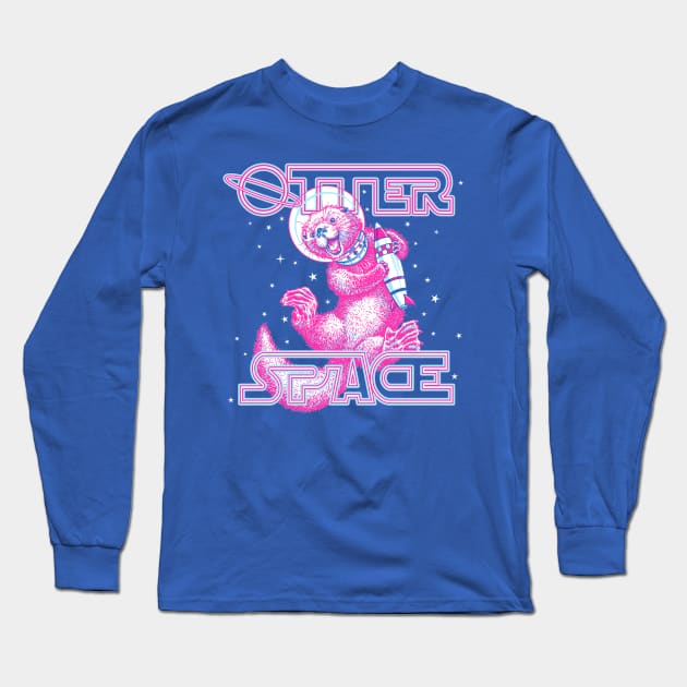 OTTER SPACE! Long Sleeve T-Shirt by CMButzer